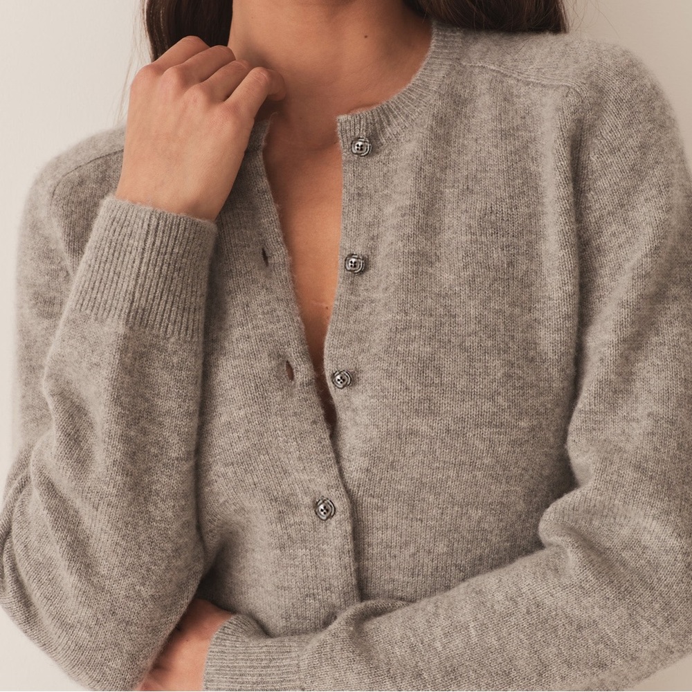 doen vivelle cardigan, gray, XS